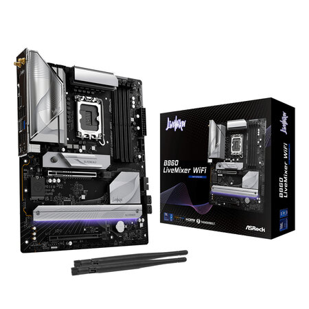 ASRock Asrock B860 LiveMixer WiFi Intel B860 LGA 1851 (Socket V1) ATX