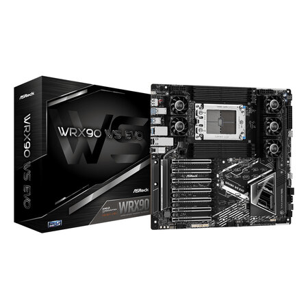 ASRock Asrock WRX90 WS EVO moederbord AMD WRX90 Socket sTR5 EEB