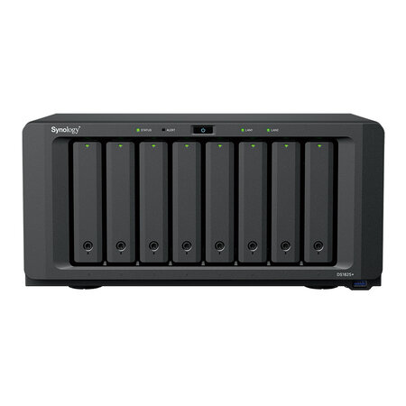 Synology Synology DiskStation DS1825+ data-opslag-server NAS Ryzen Embedded V1500B 8 GB DDR4 0 TB Zwart
