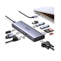 Ugreen Revodok USB-C 6-IN-1 Hub met 4K HDMI USB Type-C 10000 Mbit/s