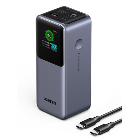 UGREEN Ugreen 20000mAh 130W Fast Charging Powerbank Lithium Grijs