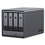 UGREEN Ugreen NASync DXP4800 NAS Compact N100 8 GB DDR5 0 TB UGOS Pro Zwart