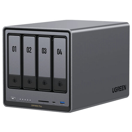 UGREEN Ugreen NASync DXP4800 Plus NAS Desktop Intel® Pentium® Gold 8505 8 GB DDR5 0 TB UGOS PRO