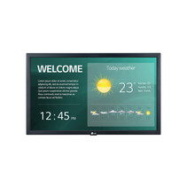 LG 22SM3G-B beeldkrant Digitale signage flatscreen 54,6 cm (21.5") IPS Wifi 250 cd/m² Full HD Zwart Type processor 16/7