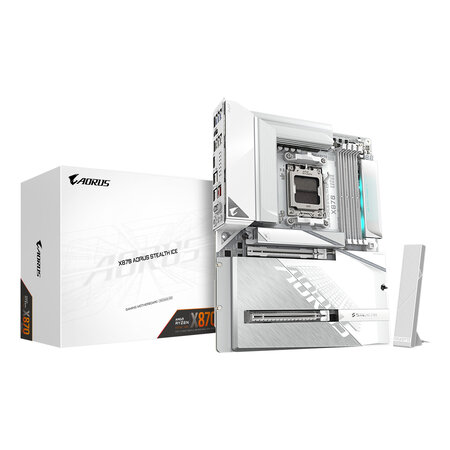 Gigabyte GIGABYTE X870 AORUS STEALTH ICE AMD X870 Socket AM5 ATX