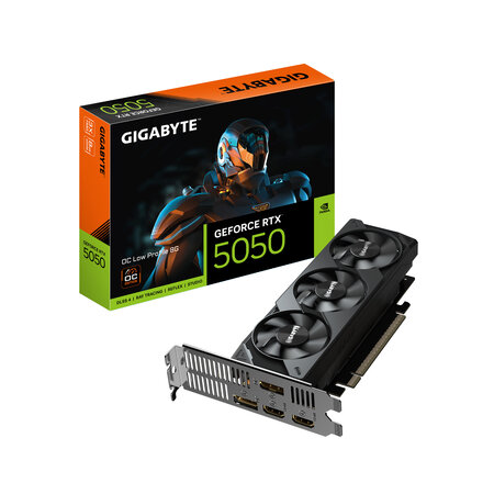 Gigabyte GIGABYTE GeForce RTX 5050 OC Low Profile 8G NVIDIA 8 GB GDDR6