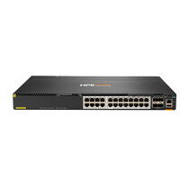 HPE Aruba Networking CX 6300M 24-port Smart Rate 1/2.5/5GbE Class 6 PoE and 4-port SFP56 Switch Managed L3 Power over Ethernet (PoE) 1U Grijs