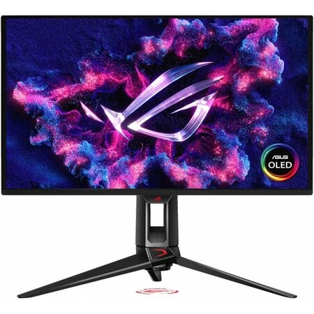 Asus ASUS ROG Swift OLED PG27UCDM computer monitor 67,3 cm (26.5") 3840 x 2160 Pixels 4K Ultra HD QD-OLED Zwart