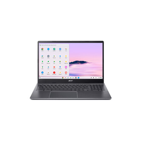 Acer Acer Chromebook CBE595-2T-55NF Intel Core 5 120U 39,6 cm (15.6") Touchscreen Full HD 8 GB LPDDR5x-SDRAM 256 GB SSD Wi-Fi 6E (802.11ax) ChromeOS Grijs
