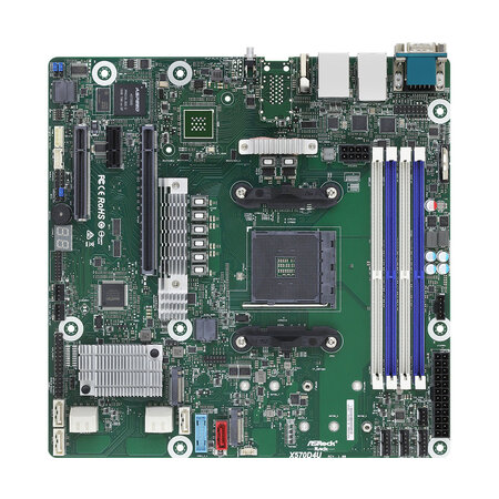 ASRock Asrock X570D4U moederbord AMD X570 Socket AM4 micro ATX