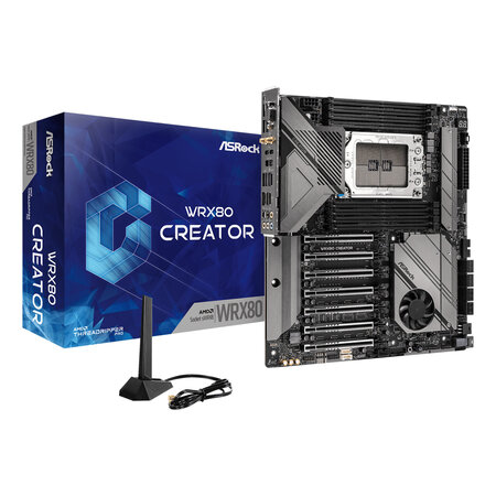 ASRock Asrock WRX80 CREATOR R2.0 AMD WRX80 Socket sWRX8 Verlengd ATX