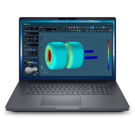 Dell DELL Pro Max 18 Plus MB18250 Intel Core Ultra 7 265HX Mobiel werkstation 45,7 cm (18") Quad HD+ 32 GB DDR5-SDRAM 1 TB SSD NVIDIA RTX PRO 3000 Blackwell Wi-Fi 7 (802.11be) Windows 11 Pro Engels Zwart