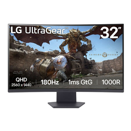 LG LG 32GS60QC-B computer monitor 80 cm (31.5") 2560 x 1440 Pixels Quad HD LCD Zwart