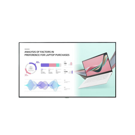 LG LG 98UH5J-H beeldkrant Digitale signage flatscreen 2,49 m (98") LCD Wifi 500 cd/m² 4K Ultra HD Zwart WebOS 24/7