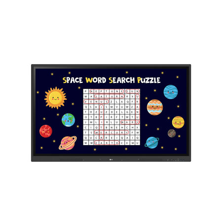 LG LG 75TR3DK-B interactief whiteboard 190,5 cm (75") 3840 x 2160 Pixels Touchscreen Zwart