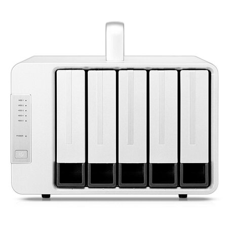 TerraMaster TerraMaster D5 Thunderbolt 3 disk array 0 TB Desktop Grijs