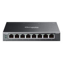 TP-Link Omada ES208GP netwerk-switch Managed L2 Gigabit Ethernet (10/100/1000) Power over Ethernet (PoE) DIN rail Zwart