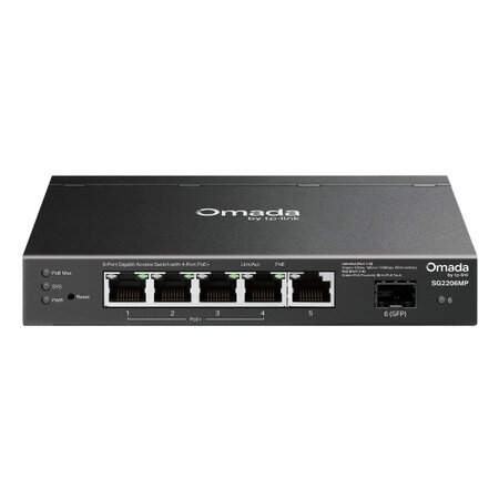 TP LINK TP-Link SG2206MP netwerk-switch L2 Gigabit Ethernet (10/100/1000) Power over Ethernet (PoE)