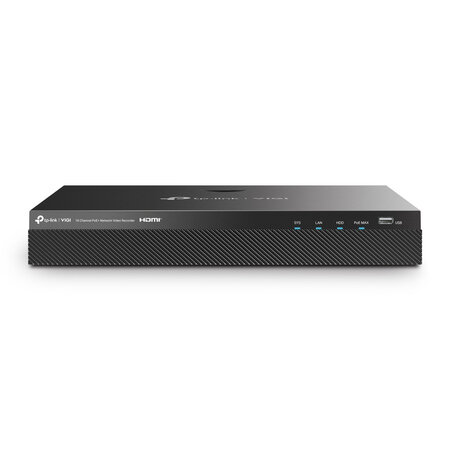 TP LINK TP-Link VIGI NVR2016H-16P Netwerk Video Recorder (NVR) Zwart