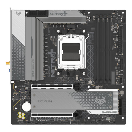 Sapphire Sapphire NITRO+ B850M WIFI AMD B850 Socket AM5 micro ATX