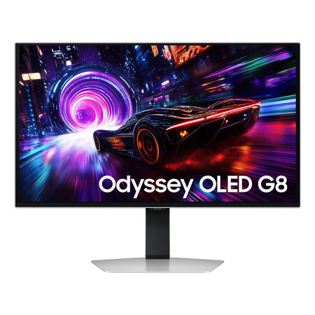 Samsung Samsung G81SF computer monitor 68,6 cm (27") 3840 x 2160 Pixels 4K Ultra HD OLED Zilver