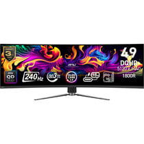 MSI MPG 491CQPXDE QD-OLED computer monitor 124,5 cm (49") 5120 x 1440 Pixels Dual QHD Zwart