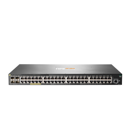 HP Enterprise HPE Aruba Networking 2930F 48G PoE+ 4SFP Switch Managed L3 Gigabit Ethernet (10/100/1000) Power over Ethernet (PoE) 1U Grijs