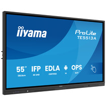 iiyama TE5513A-B1AG beeldkrant Interactief flatscreen 138,7 cm (54.6") Wifi 450 cd/m² 4K Ultra HD Zwart Touchscreen Type processor Android 18/7