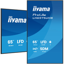 iiyama LH6575UHS-B2AG beeldkrant Digitale signage flatscreen 163,8 cm (64.5") LCD Wifi 500 cd/m² 4K Ultra HD Zwart Type processor Android 11 24/7