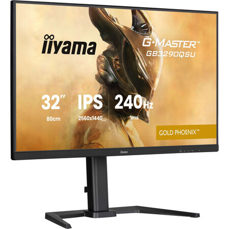 Iiyama iiyama G-MASTER GB3290QSU-B1 computer monitor 80 cm (31.5") 2560 x 1440 Pixels Quad HD LED Zwart
