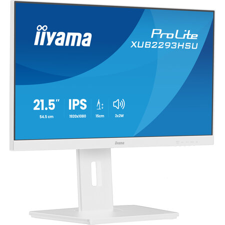 Iiyama iiyama ProLite XUB2293HSU-W7 computer monitor 54,6 cm (21.5") 1920 x 1080 Pixels Full HD LED Wit