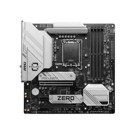 MSI MSI B760M Ptoject Zero Intel B760 LGA 1700 micro ATX