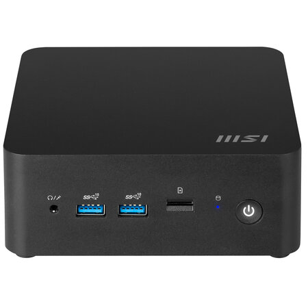 MSI MSI CUBI NUC 1MG-237BEU PC/workstation barebone 0.84L sized PC Zwart 150U Intel SoC