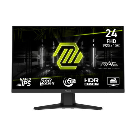 MSI MSI MAG 244F computer monitor 59,9 cm (23.6") 1920 x 1080 Pixels Full HD LCD Zwart