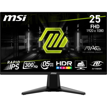 MSI MSI MAG 255XF computer monitor 62,2 cm (24.5") 1920 x 1080 Pixels Full HD Zwart