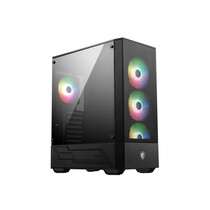 MSI MAG Forge 112R Midi Tower Zwart, Transparant