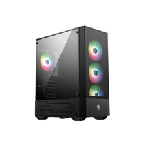 MSI MAG Forge 112R Midi Tower Zwart, Transparant