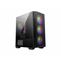 MSI MAG Forge M100R Midi Tower Zwart, Transparant