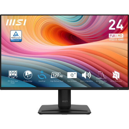 MSI MSI PRO MP242A E2 computer monitor 60,5 cm (23.8") 1920 x 1080 Pixels Full HD Zwart