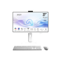 MSI Modern AM273QP AI 1UM-060EU Intel Core Ultra 7 155H 68,6 cm (27") 2560 x 1440 Pixels Alles-in-één-pc 32 GB DDR5-SDRAM 1 TB SSD Windows 11 Pro Wi-Fi 6E (802.11ax) Wit