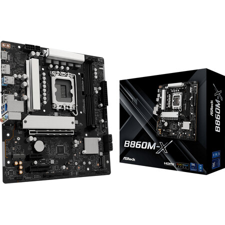 ASRock Asrock B860M-X Intel B860 LGA 1851 (Socket V1) micro ATX