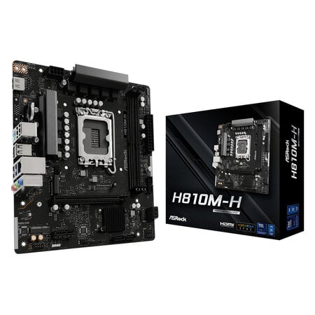 ASRock Asrock H810M-H Intel H810 LGA 1851 (Socket V1) micro ATX