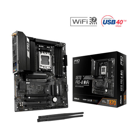 ASRock Asrock X870 Pro-A WiFi AMD X870 Socket AM5 ATX