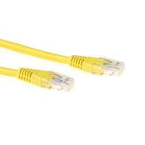 U/UTP 0.50 meter CAT6 patchkabel geel