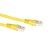 ACT U/UTP 0.50 meter CAT6 patchkabel geel