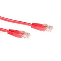 U/UTP 0.50 meter CAT6 patchkabel rood