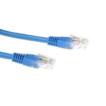 U/UTP 0.50 meter CAT6 patchkabel blauw