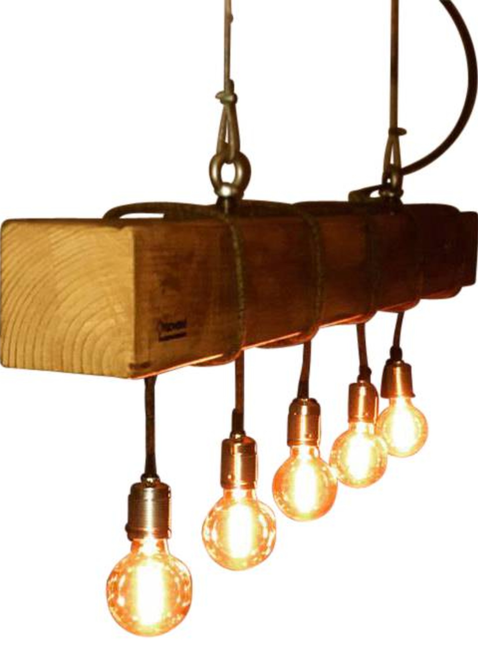 Yucwood Handgemaakte Verlichting Douglas One Bruin 150cm