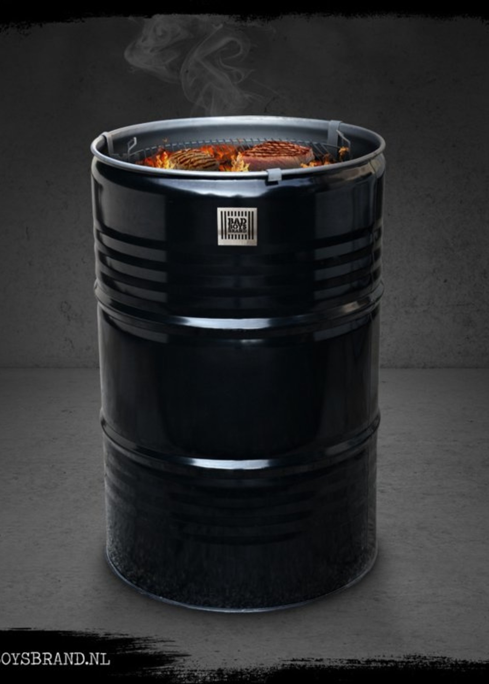 Bad Boys Brand Black Beast - Barbecue - Fire basket - BadBoys Fire - 100% Made in Jail