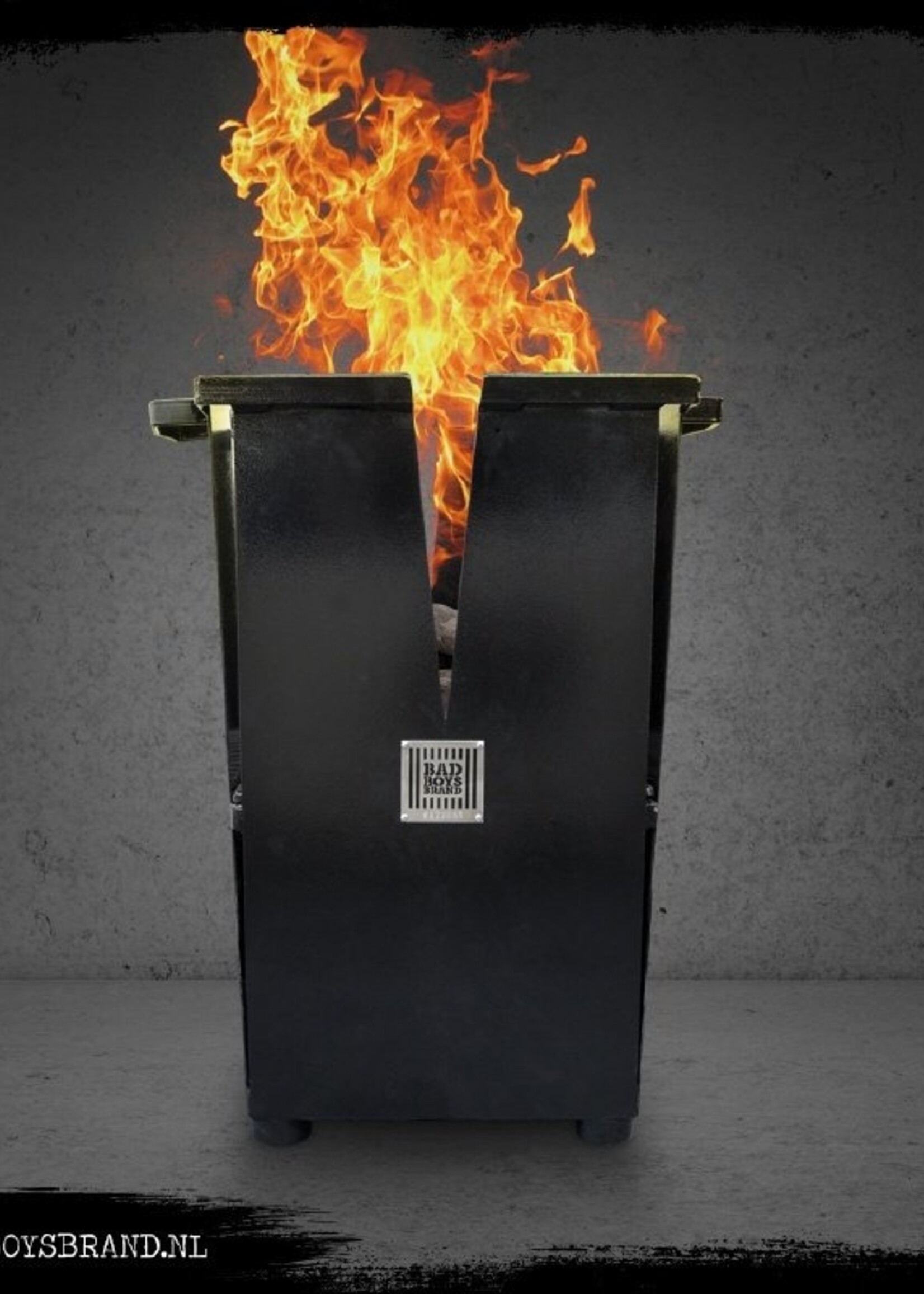 Bad Boys Brand Firestarter - fire pit 12 KG - BadBoysBrand - Steel - 100% Made in Jail